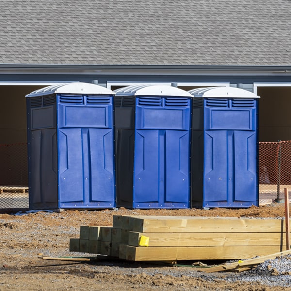 are there any restrictions on where i can place the portable restrooms during my rental period in Iroquois Illinois